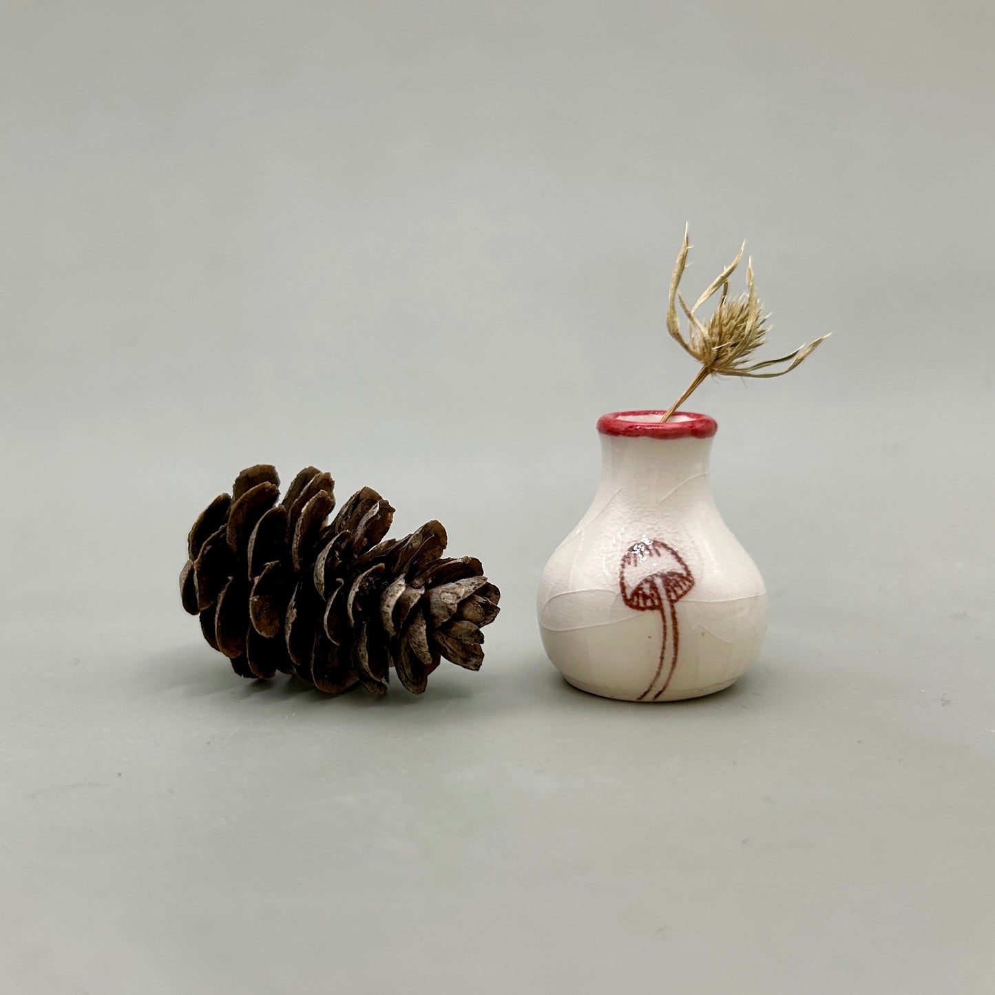 Miniature Vase Mushrooms