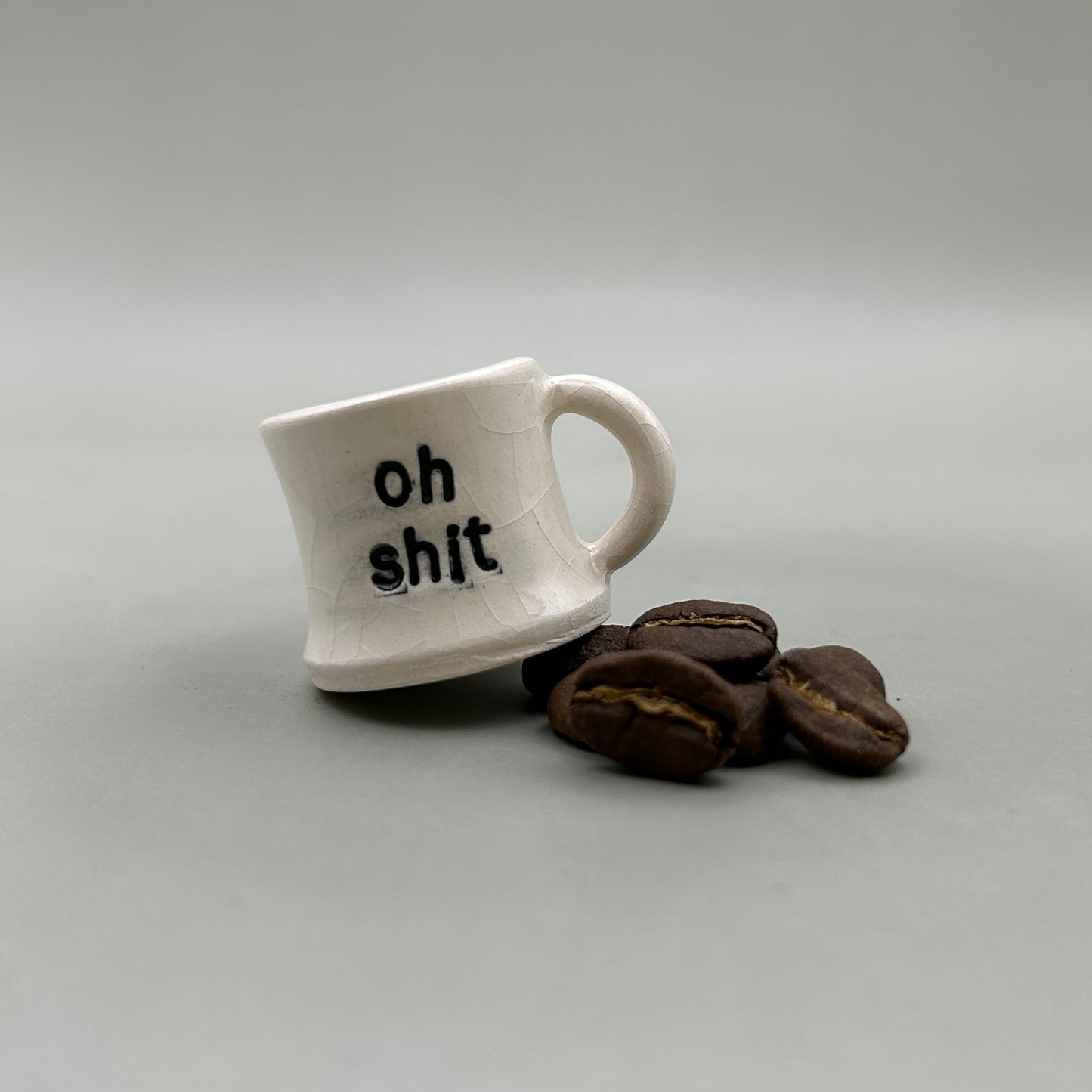 Miniature Mug "oh shit"