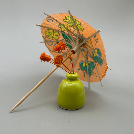 Miniature Vase Chartreuse