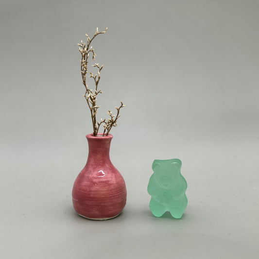Miniature Vase Dark Rose