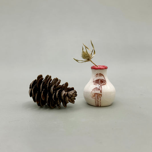 Miniature Vase Mushrooms
