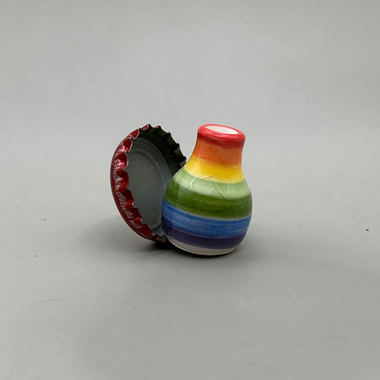 Miniature Vase Rainbow