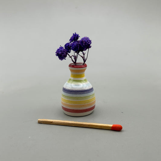 Miniature Vase Rainbow